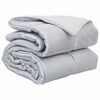 vidaXL Duvet complet toute l'ann&eacute;e Argent&eacute; 220 x 140 cm