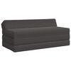 vidaXL Canap&eacute;-lit pliable Gris fonc&eacute; 120 x 60 x 49 cm Tissu