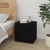 vidaXL Table de chevet Noir 50x39x47 cm