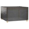 vidaXL Housses de salon de jardin 2 pcs 8 &oelig;illets 125x125x75 cm carr&eacute;