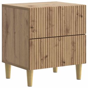 vidaXL Cabinet de chevet Ch&ecirc;ne artisanal 43 x 34,5 x 48 cm