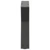 vidaXL Pieds de table basse 2 pi&egrave;ces Anthracite 50 x (30-31,3) cm Acier
