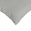 vidaXL Coussins de canapé 2 pcs Gris clair 60 x 40 cm tissu