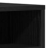vidaXL Meuble TV Ch&ecirc;ne noir 150 x 30 x 44,5 cm Bois d'ing&eacute;nierie