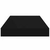 vidaXL &Eacute;tag&egrave;re murale flottante noir 40x23x3,8 cm MDF