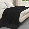 vidaXL Jet&eacute; Noir 240 x 270 cm Toison