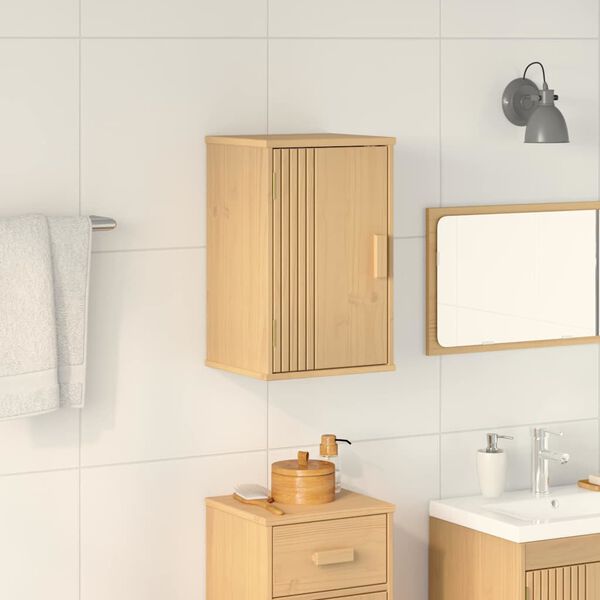 vidaXL Armoire de salle de bain Olden Marron 35 x 30 x 55 cm