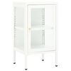 vidaXL Buffet 38x35x70 cm M&eacute;tal et verre