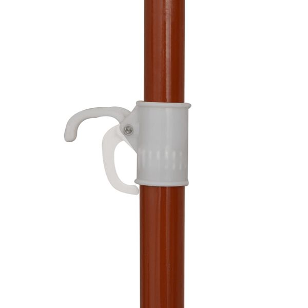 vidaXL Parasol de jardin avec m&acirc;t en acier 240 cm anthracite