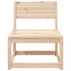 vidaXL Canap&eacute; de jardin bois de pin massif