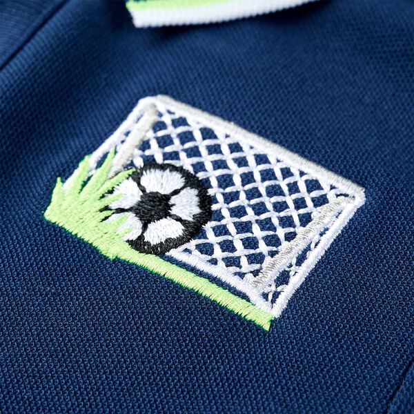 Polo pour enfants bleu marine 140