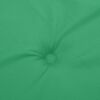 vidaXL Coussins de chaise &agrave; dossier haut lot de 6 vert tissu oxford