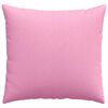vidaXL Coussins de canapé 2 pcs Rose 45 x 45 cm tissu