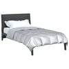 vidaXL Duvet d'&eacute;t&eacute; simple Argent&eacute; 140 x 220 cm Satin et Microfibre