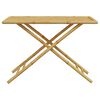 vidaXL Ensemble &agrave; manger de jardin 5 pcs bambou