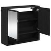 vidaXL &Eacute;tag&egrave;re Murale avec &eacute;tag&egrave;re Ch&ecirc;ne noir 65 x 20 x 60 cm