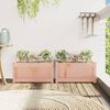 vidaXL Jardini&egrave;res 2 pcs bois massif douglas
