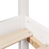vidaXL Cadre de lit avec t&ecirc;te de lit sans matelas blanc 120x190 cm
