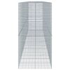 vidaXL Panier gabion avec couvercle 800x100x200 cm fer galvanis&eacute;