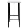 vidaXL Ensemble de bar 5 pcs Similicuir Blanc