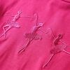 T-shirt enfants &agrave; manches longues rose vif 140