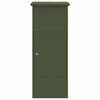 vidaXL Bo&icirc;te de d&eacute;p&ocirc;t de colis Vert olive 44,5 x 29 x 110,5 cm Acier