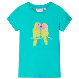 vidaXL T-shirt pour enfants menthe 116