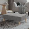 vidaXL Repose-pied Gris clair 78x56x32 cm Tissu