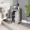 vidaXL Table de chevet sonoma gris 40x35x70 cm bois d'ing&eacute;nierie