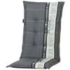 Madison Coussin de si&egrave;ge &agrave; haut dossier Garden 123x50 cm Gris PHOSA056