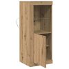 vidaXL Buffet LED Marron 41 x 37 x 100 cm Bois d'ing&eacute;nierie
