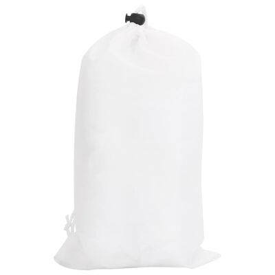 vidaXL Filet de camouflage avec sac de rangement 516x400 cm blanc