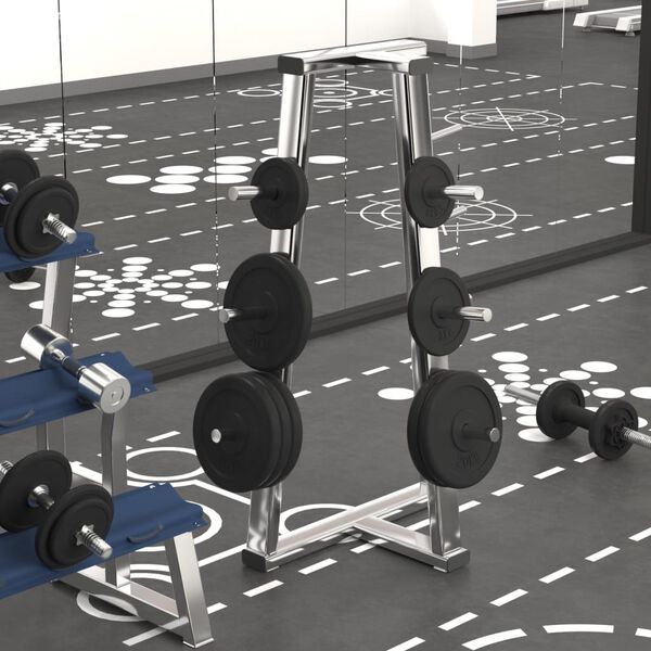 vidaXL Plaque de poids 40 kg Fonte