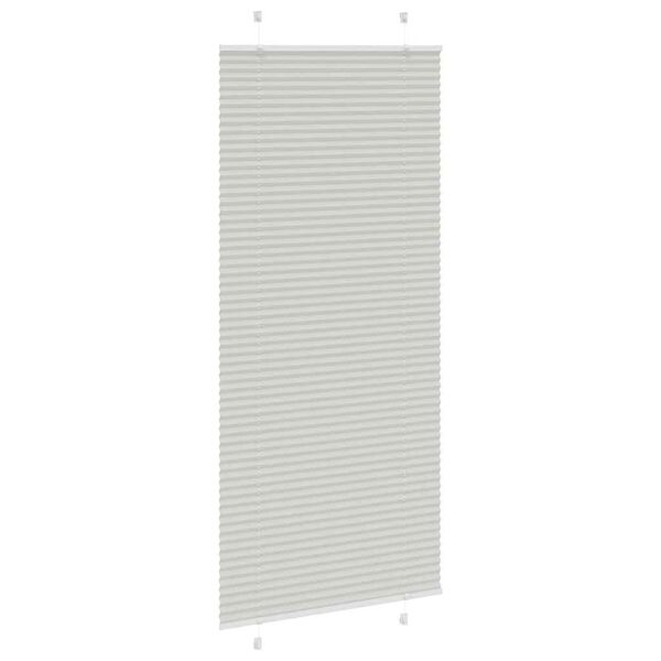 vidaXL Store plissé gris clair 100x200cm largeur du tissu 99,4 cm