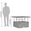 vidaXL Ensemble de salle à manger pour jardin Noir Poly rotin