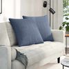vidaXL Coussins de canap&eacute; 2 pcs Bleu 80 x 80 cm