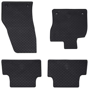 vidaXL Tapis de voiture 4 pcs Noir convient pour T-ROC Cabrio 2019-