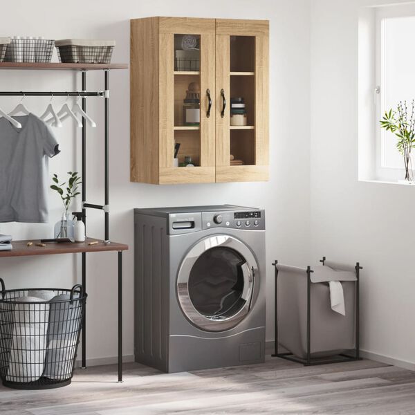 vidaXL Armoire murale ch&ecirc;ne sonoma 69,5x34x90 cm bois d'ing&eacute;nierie