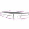 vidaXL Cadre de lit sans matelas ch&ecirc;ne sonoma 140x200 cm