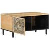 vidaXL Table basse 80x50x40 cm bois de manguier massif