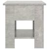 vidaXL Table basse gris b&eacute;ton 40x40x42 cm bois d'ing&eacute;nierie