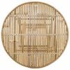 vidaXL Table de Jardin Naturel 80 x 70 cm Bambou