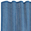 vidaXL Rideaux en voile avec boucles 2 pcs bleu royal 140x175 cm