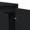 vidaXL Buffet Noir 120 x 41 x 75 cm Bois d'ing&eacute;nierie