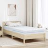 vidaXL Matelas Blanc 90 x 200 cm Tissu jacquard