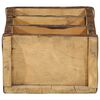 vidaXL Plateau 4 pcs Marron 30 x 14 x 9 cm Bois Recycl&eacute; Solide