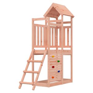 vidaXL Tour de jeu Marron 110,5 x 52,5 x 214 cm Bois solide de Douglas