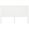 vidaXL Tête de lit Blanc 141x4x100 cm Bois massif de pin