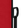 vidaXL Auvent lat&eacute;ral r&eacute;tractable rouge 120x500 cm