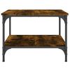 vidaXL Table basse ch&ecirc;ne fum&eacute; 55x55x40 cm bois d'ing&eacute;nierie